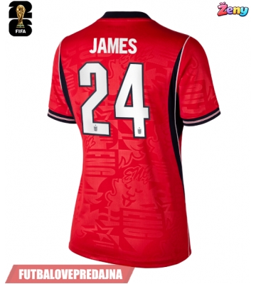 Lacne Ženy Futbalové dres Anglicko Reece James #24 MS 2026 Krátky Rukáv - Preč